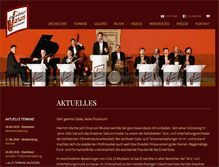 Tablet Screenshot of dresdner-salonorchester.de